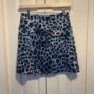 Zara size XS animal print skirt